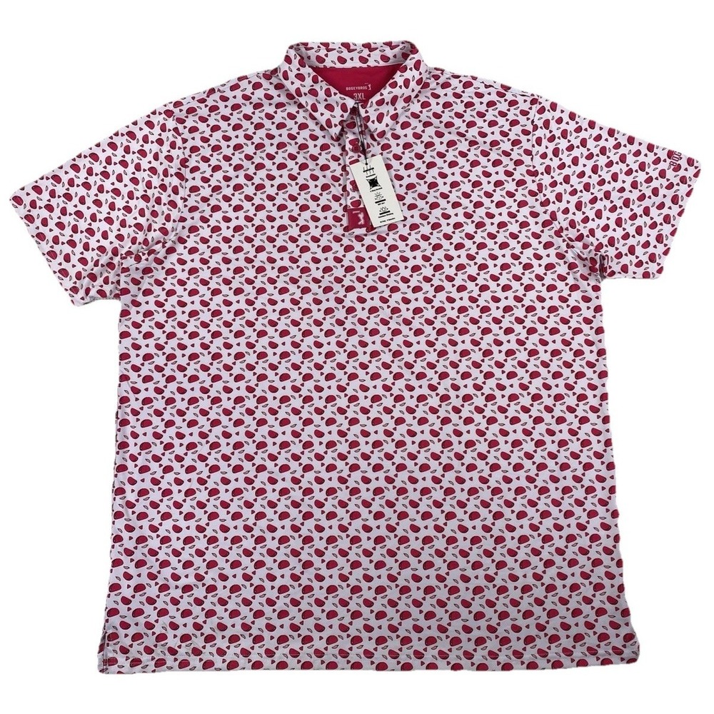 Bogey Bros Pink Taco AOP Polo Golf Shirt Men's 3XL Brand New
